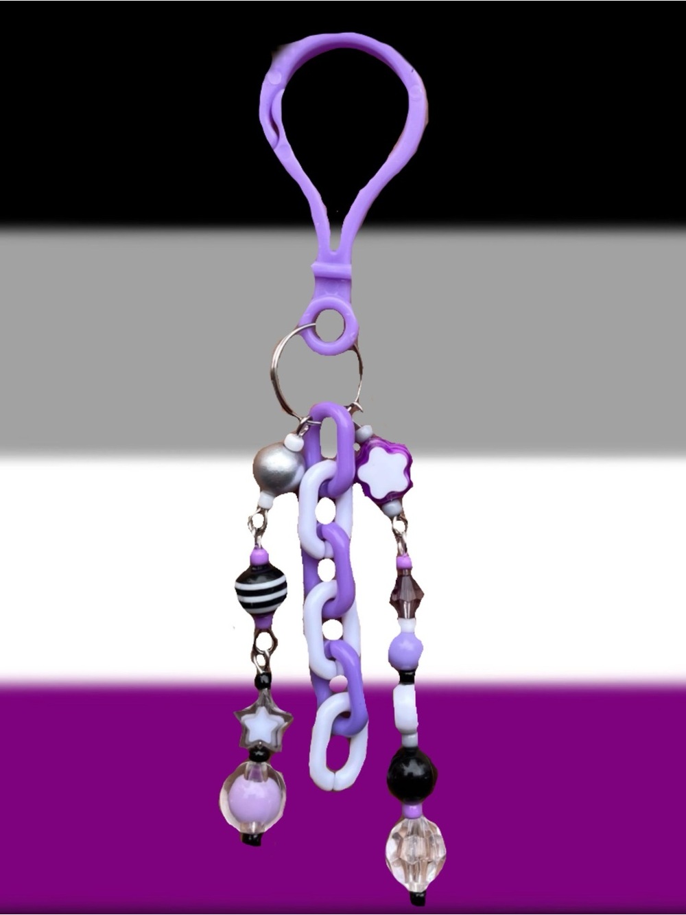 ASEXUAL KEYCHAIN